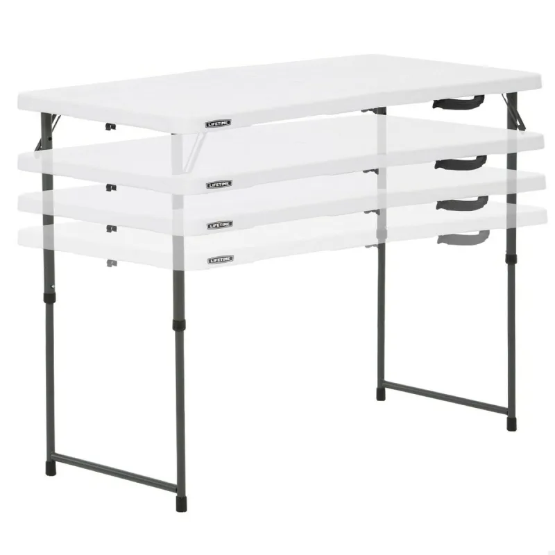 Kokkupandav klapplaud Lifetime Valge 122 x 91,5 x 61 cm Teras HDPE