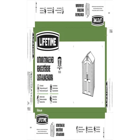 Hut Lifetime 60057 Exterior 214 x 227 x 142 cm