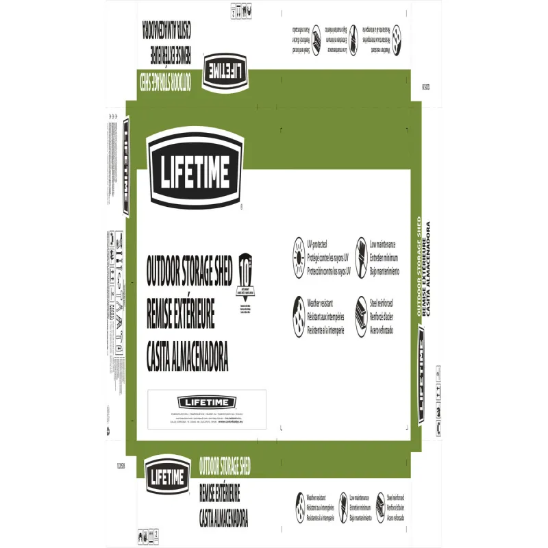 Hut Lifetime 60190 Exterior 214 x 227 x 213 cm