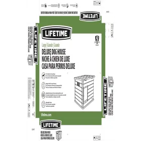 Hut Lifetime 60328 Grey Polyethylene 120 x 97 x 97 cm