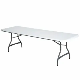 Saliekams galds Lifetime Balts 244 x 74 x 76 cm