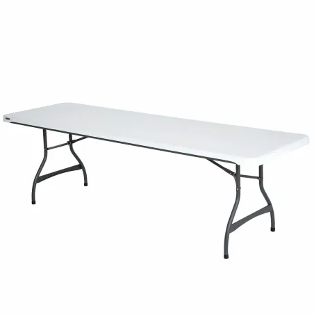 Kokkupandav klapplaud Lifetime Valge 244 x 74 x 76 cm