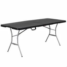 Sulankstomas stalas Lifetime Juoda 183 x 73 x 76 cm