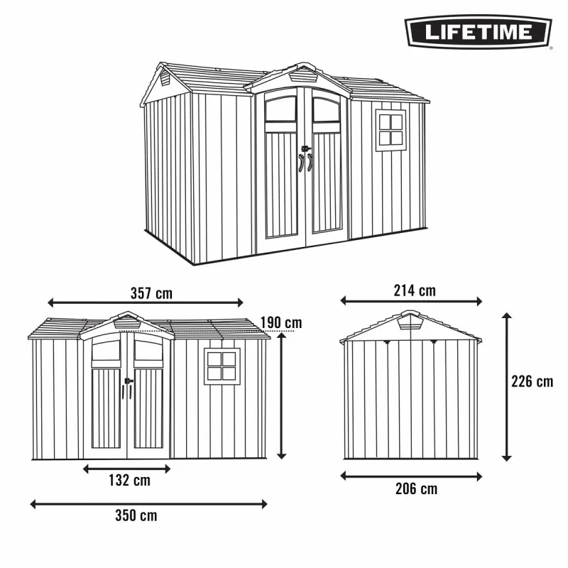 Hütt Lifetime 356 x 225 x 213 cm Hall