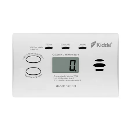 Hiilimonoksidi-ilmaisin Kidde K7DCO