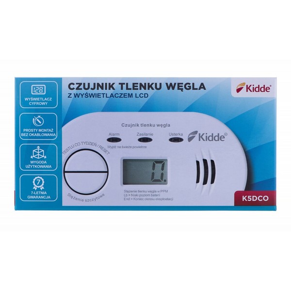 Carbon monoxide detector Kidde K5DCO
