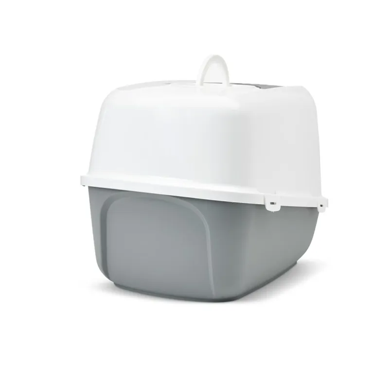 Savic suur kassi liivakast Nestor Jumbo 66x48x46cm valge/hall