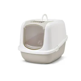 Savic suur kassi liivakast Nestor Jumbo 66x48x46cm valge/helepruun