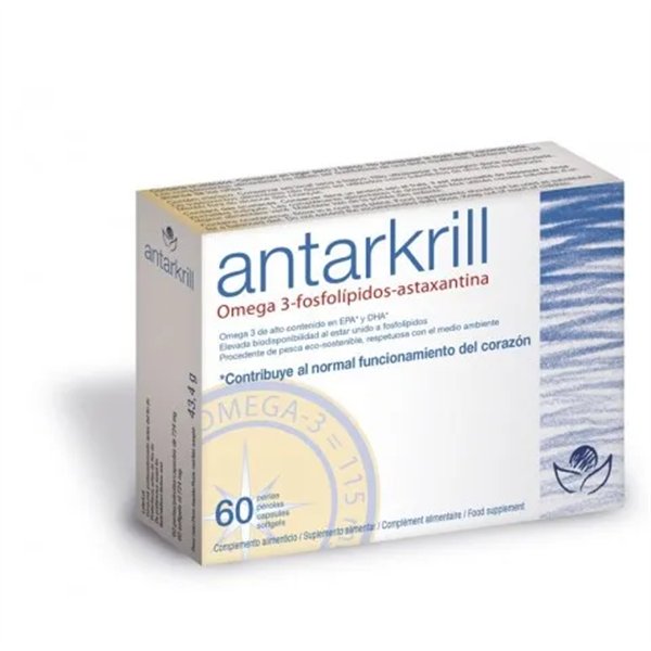 Bioserum Antarkrill Omega 3, 60 perlų