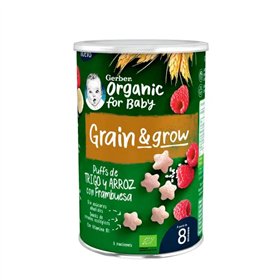 Gerber Snack Organic Cereals and Raspberry 35g