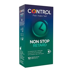 Prezervatīvi Non Stop Dots & Lines Control (12 uds)