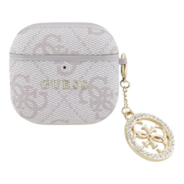 Guess 4G Strass Charm - AirPods 4 Case (pink)