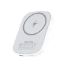 Crong MagSpot Power Bank - Ultra Slim Wireless Power Bank with MagSafe 5000mAh, USB-C 20W PD (White)
