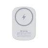 Crong MagSpot Power Bank - Ultra Slim Wireless Power Bank with MagSafe 5000mAh, USB-C 20W PD (White)