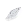 Crong MagSpot Power Bank - Ultra Slim Wireless Power Bank with MagSafe 5000mAh, USB-C 20W PD (White)