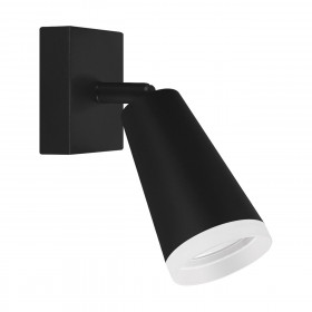 SANA gu10 1d black wall & ceiling lighting fitting strühm 170x75x75mm