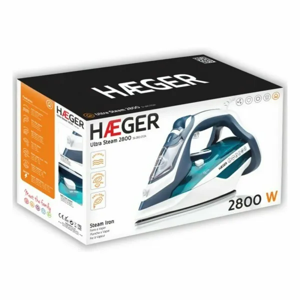 Garų lygintuvas Haeger SI-280.014A 2800W Nerūdijantis plienas
