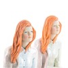 Decorative Figure DKD Home Decor Lady Romantic 15 x 18 x 19,5 cm (2 Units) (2 Pieces)