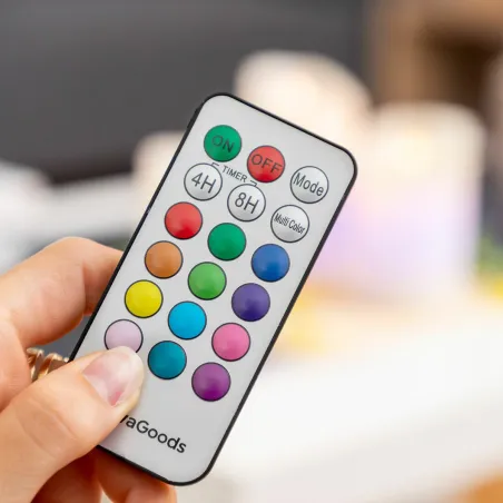 Multicolour Flame-Effect LED Candles with Remote Contro | Buy online — Megaluks