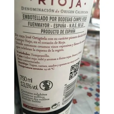 Raudonas vynas Campo Viejo 1,2 kg