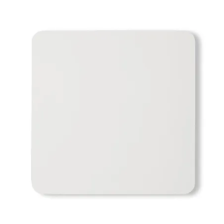 Customisable Coaster for Cutting Plotter Cricut Aluminium White (4 Units)