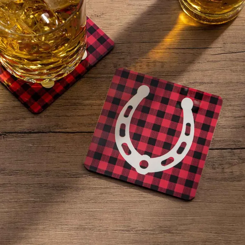 Customisable Coaster for Cutting Plotter Cricut Aluminium White (4 Units)