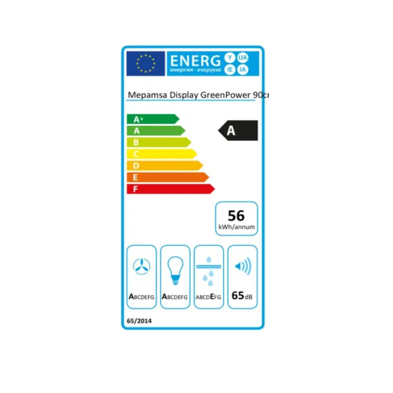 Conventional Hood Mepamsa 110.0389.179 90 cm 712 m3/h 288W Black
