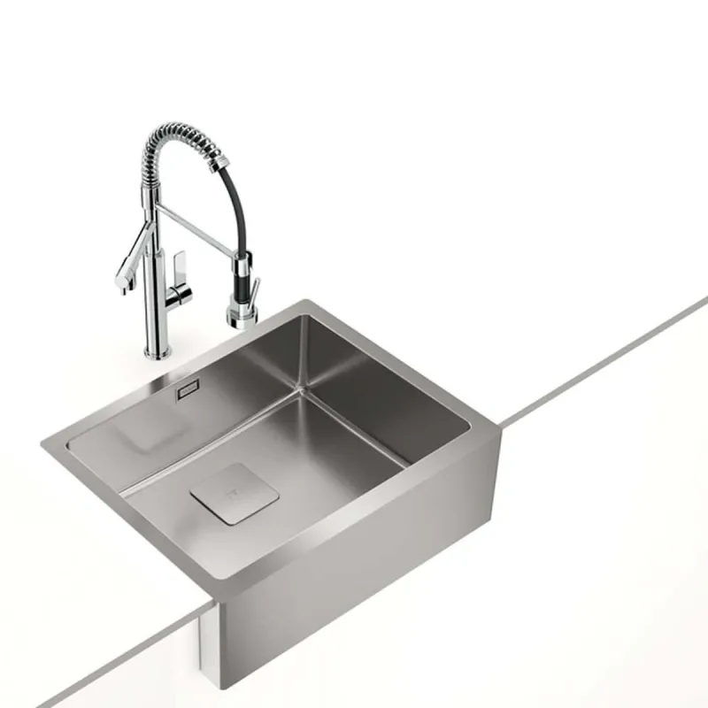 Sink with One Basin Teka American Pro 60 M-XP 1B Steel