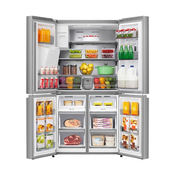 Комбинированный холодильник Hisense RQ760N4SASE 179 Сталь