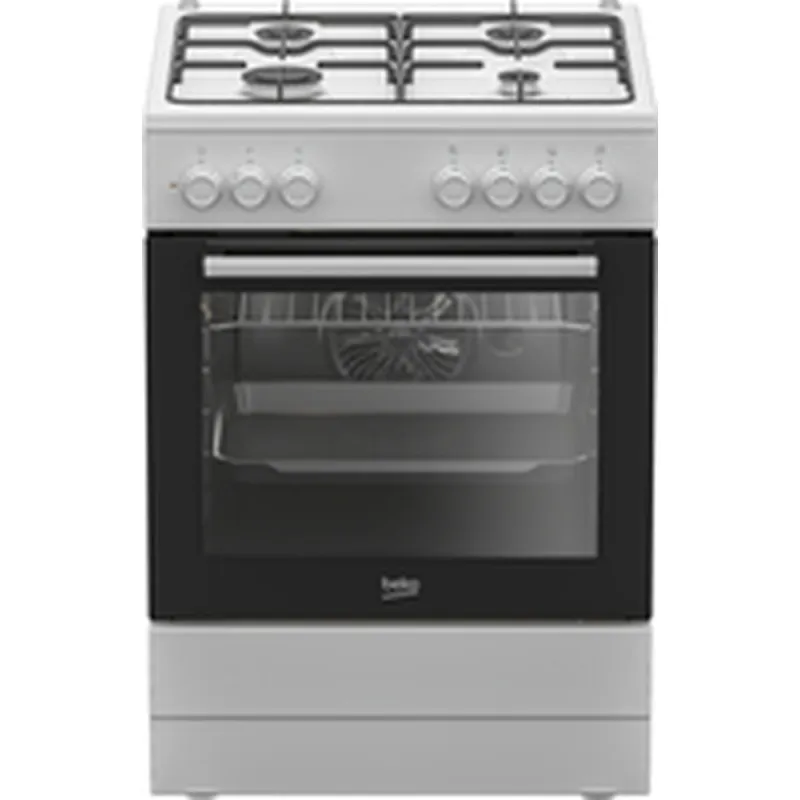 Dujinė viryklė BEKO FBE62120WD Balta Juoda