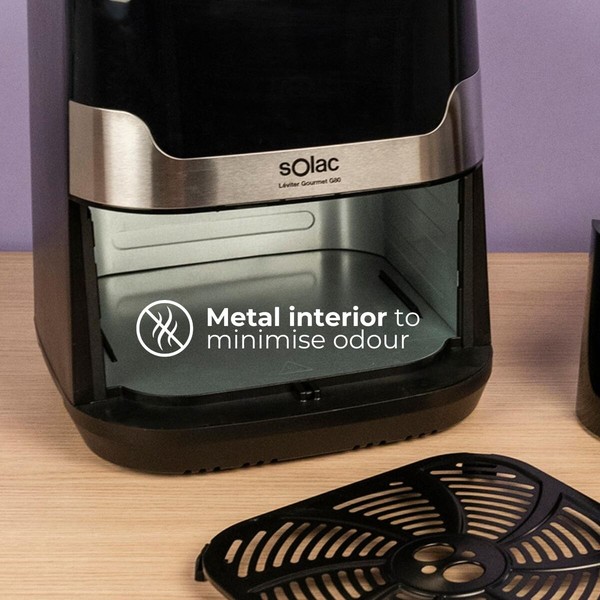 Karstā gaisa fritieris Solac Melns 1700 W 8 L