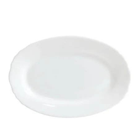 Serving Platter Bormioli Ebro Glass Oval 23 x 15,5 x 2,1 cm (24 Units)