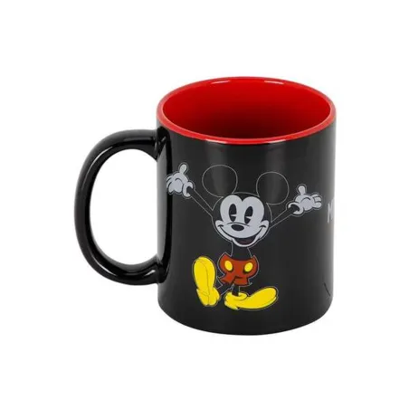 Puodelis Mickey Mouse Juoda Veidas