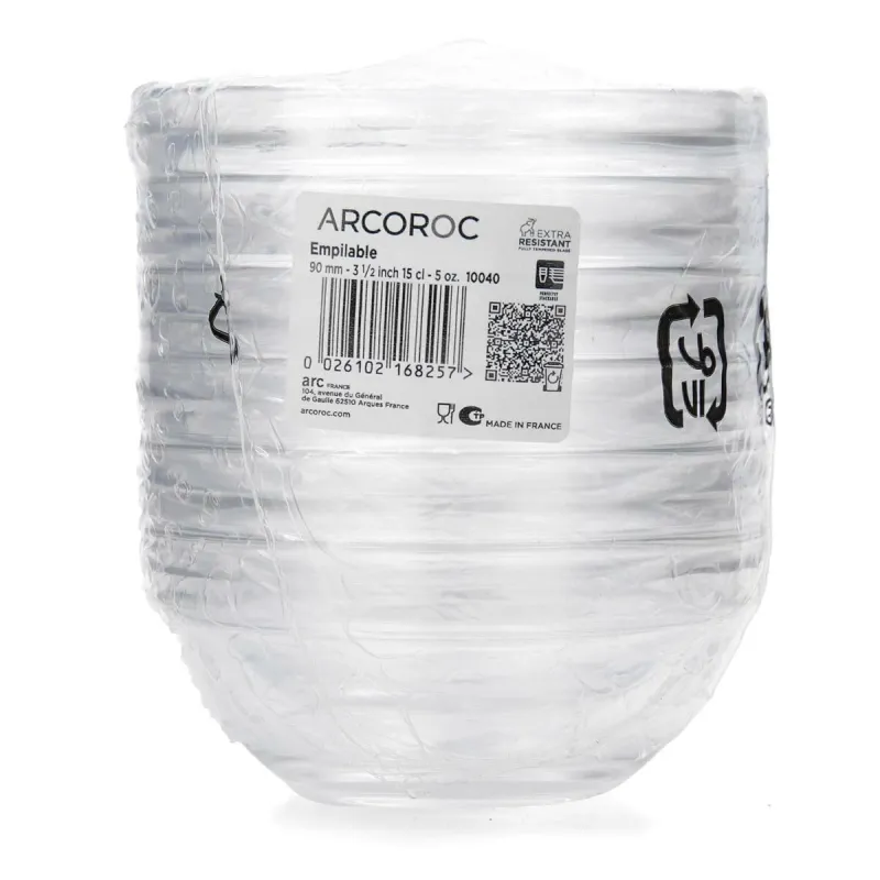 Bļoda Arcoroc Restaurant Zupa Balts Stikls 310 ml (6 Daudzums)