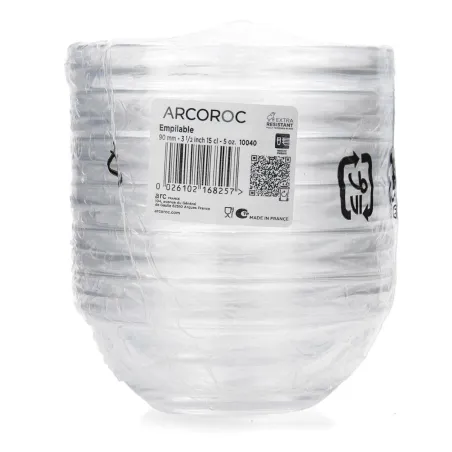 Bowl Arcoroc Restaurant Soup White Glass 310 ml (6 Pieces)