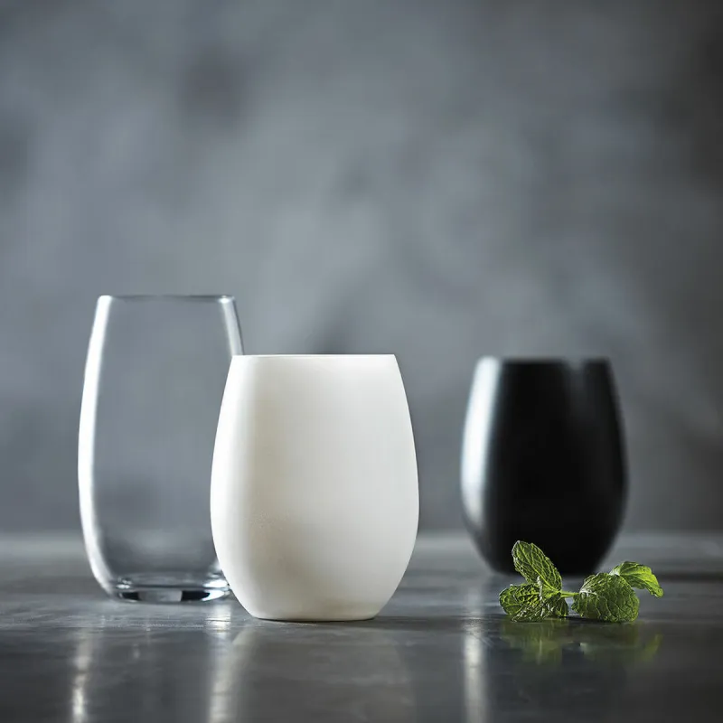 Glāžu komplekts Chef&Sommelier PRIMARY BLACK Melns Stikls 360 ml 6 Daudzums