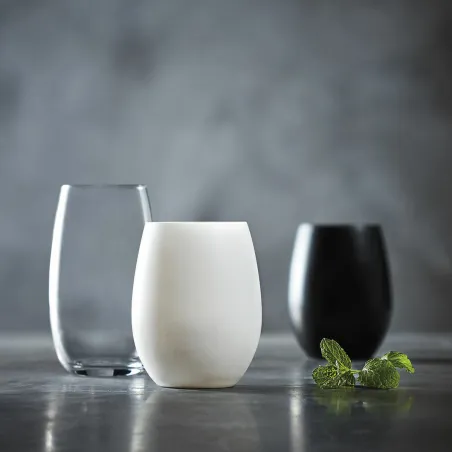 Glāžu komplekts Chef&Sommelier PRIMARY BLACK Melns Stikls 360 ml 6 Daudzums