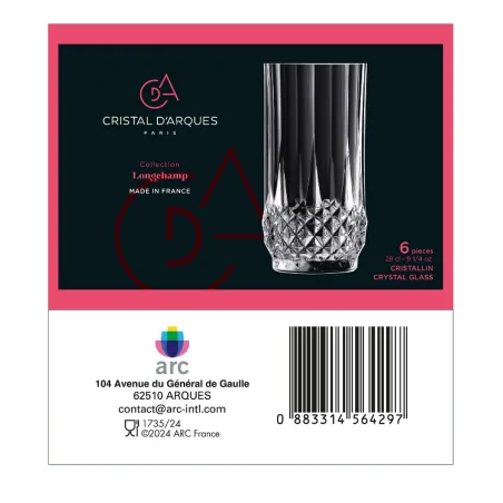 Бокал Cristal d’Arques Paris Lady Diamond (19 cl)