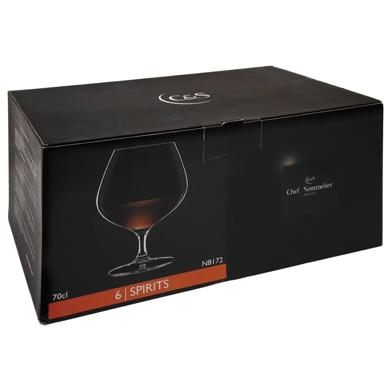 Набор рюмок Chef&Sommelier Spirits Ликер Прозрачный Cтекло 720 ml (6 штук)