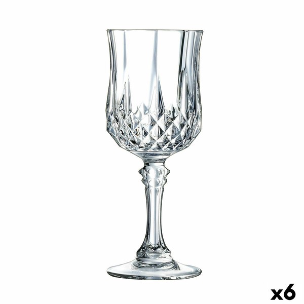 Vīna glāze Cristal d’Arques Paris Longchamp Caurspīdīgs Stikls (6 cl) (Pack 6x)