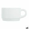 Mukisetti Luminarc Apilable Valkoinen 280 ml Pinottava (6 osaa)