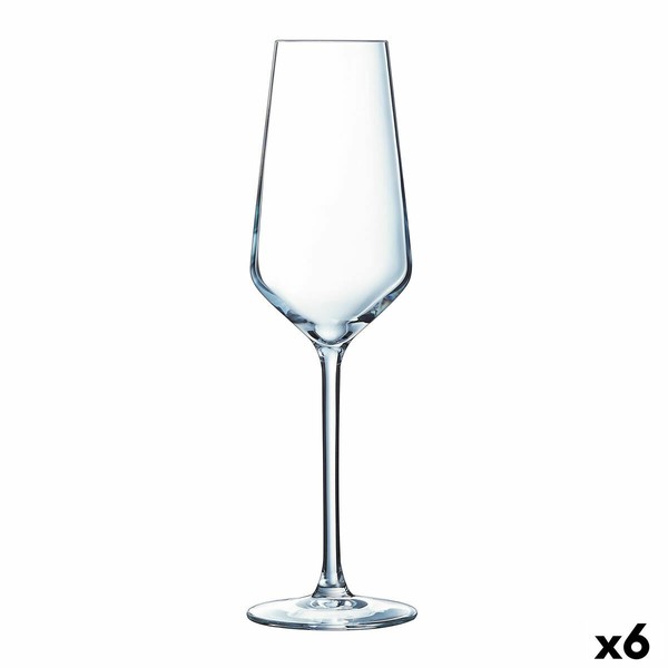 Samppanjalasi Éclat Ultime Läpinäkyvä Lasi (21 cl) (Pack 6x)