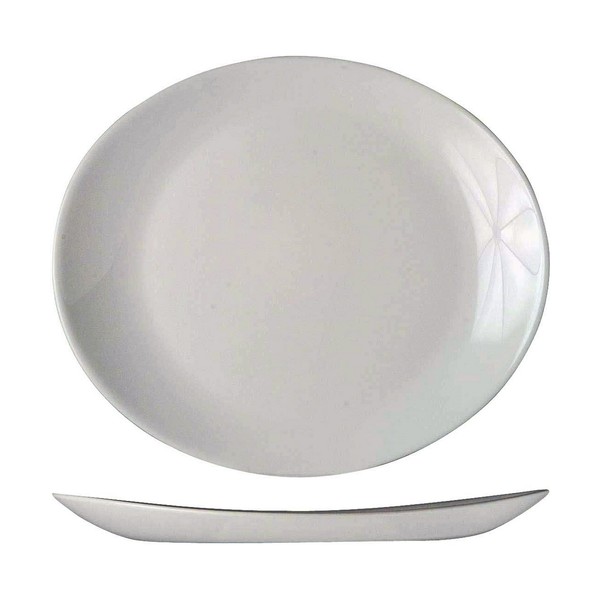 Plakans trauks Arcoroc Restaurant 30 x 26 cm Balts Stikls (6 gb.)