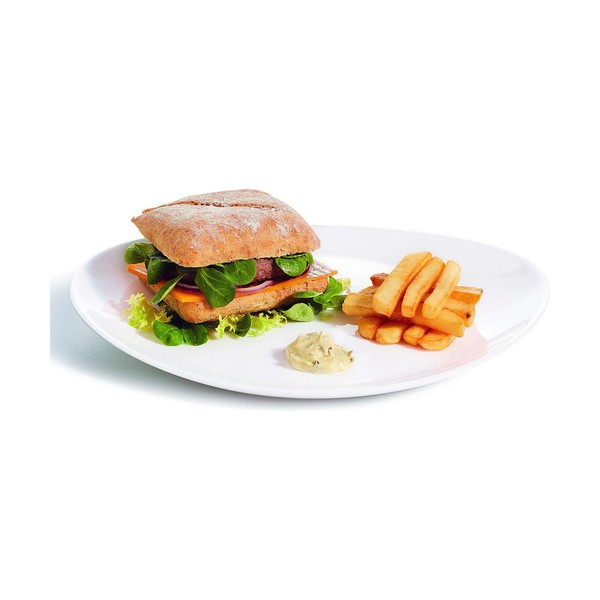 Plakans trauks Arcoroc Restaurant 30 x 26 cm Balts Stikls (6 gb.)