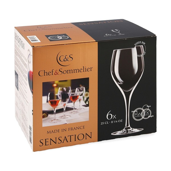 Veiniklaas Chef & Sommelier Sensation Exalt 250 ml 6 Tükid, osad