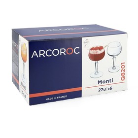Набор рюмок Arcoroc Monti Прозрачный Cтекло 270 ml 6 штук