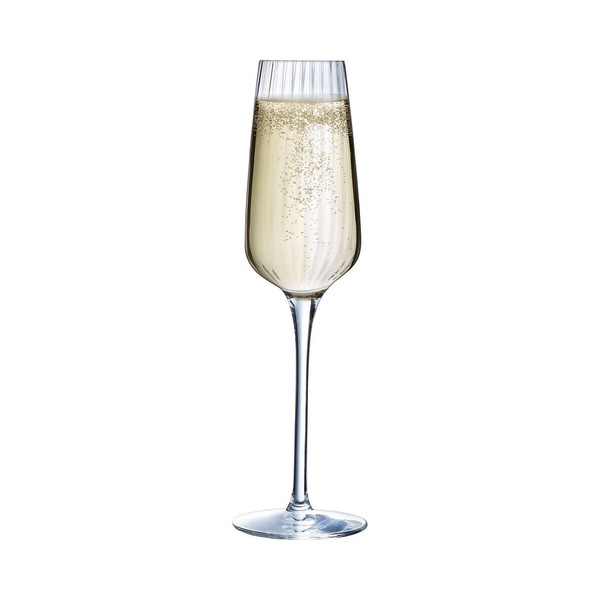 Šampanieša glāze Chef & Sommelier Symetrie Caurspīdīgs Stikls 210 ml Šampanietis 6 gb.