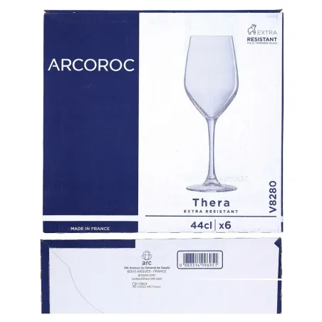 Saldējuma un piena kokteiļa glāze Arcoroc Pepite Caurspīdīgs Stikls 200 ml Saldējums (6 gb.)