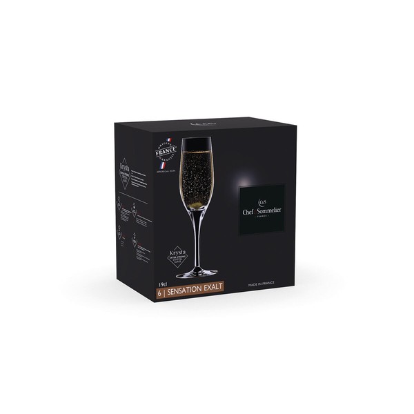 Setti laseja Chef&Sommelier Sensation Exalt Ec Läpinäkyvä Lasi 190 ml (6 osaa)