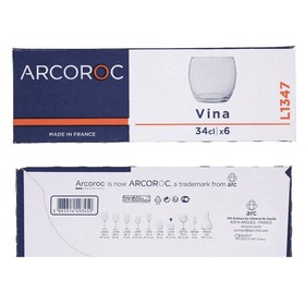 Klaas Arcoroc Log Läbipaistev Klaas